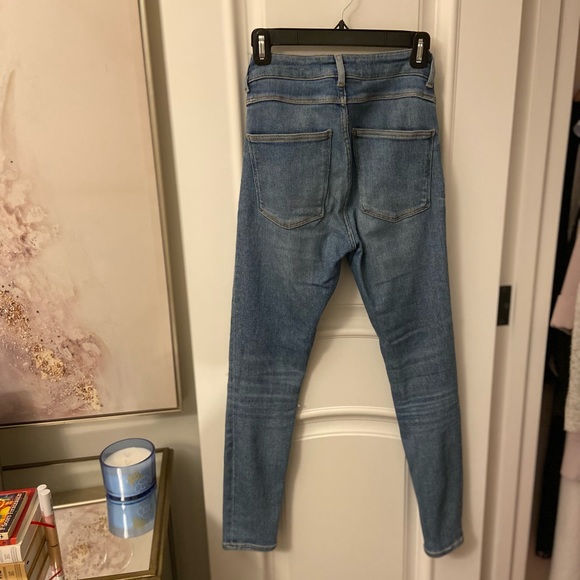 Zara High Rise Ripped Skinny Jeans - Picture 5 of 8